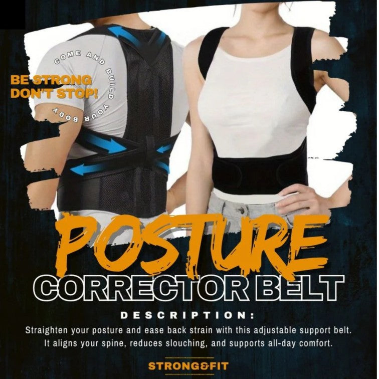 Posture Corrector Belt for Back Pain Relief And Shoulder Support Belt (Universal Size)