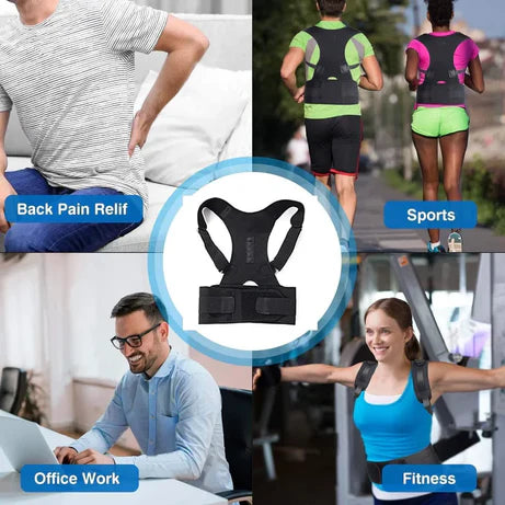 Posture Corrector Belt for Back Pain Relief And Shoulder Support Belt (Universal Size)