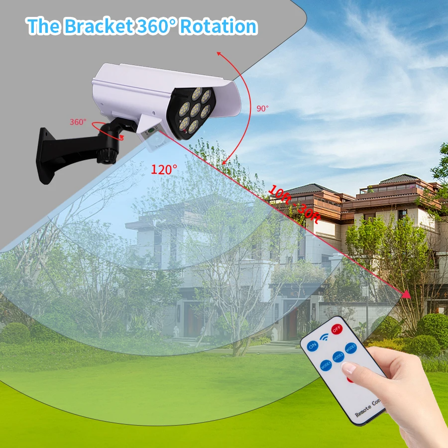 🎁Eid Day Promotion Save 50% on Bundle - Waterproof Solar Anti Theft Camera Wall Lamp