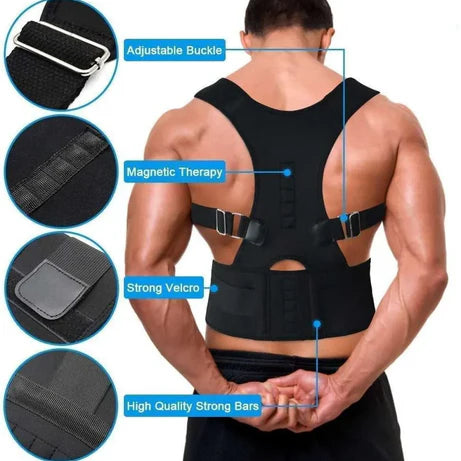 Posture Corrector Belt for Back Pain Relief And Shoulder Support Belt (Universal Size)