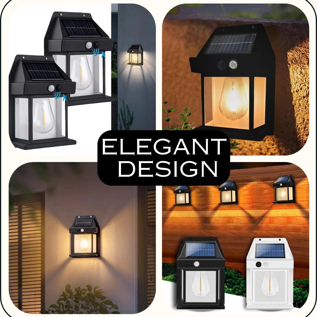 Pack of 04 Pcs, Save Flate 65% - Outdoor Solar Waterproof Wall Light