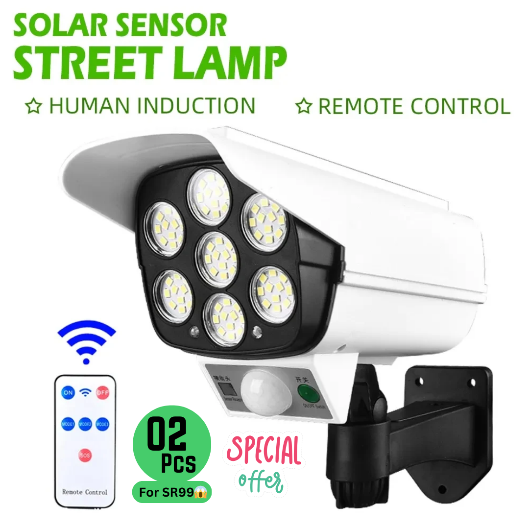 🎁Eid Day Promotion Save 50% on Bundle - Waterproof Solar Anti Theft Camera Wall Lamp