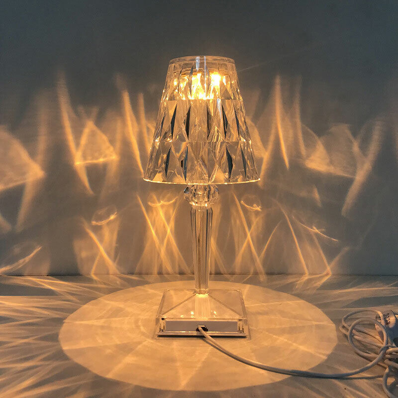 Crystal Diamond Table Lamp (03 Color Mode)