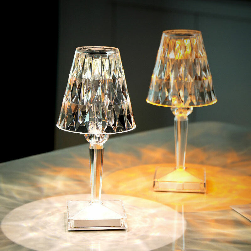 Crystal Diamond Table Lamp (03 Color Mode)