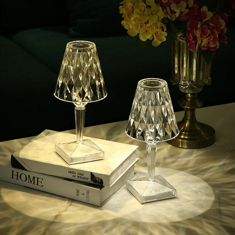 Crystal Diamond Table Lamp (03 Color Mode)