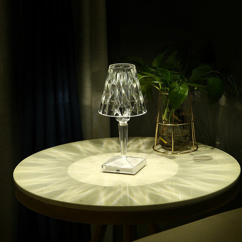 Crystal Diamond Table Lamp (03 Color Mode)