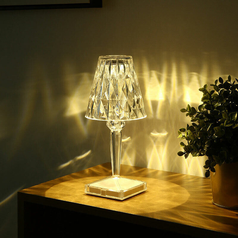 Crystal Diamond Table Lamp (03 Color Mode)